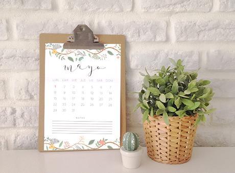 Freebie - Calendario de Mayo