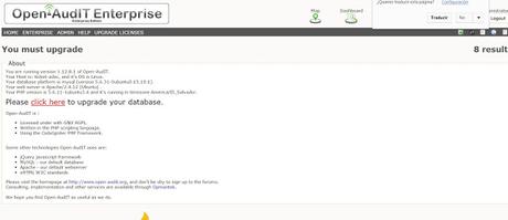 Como actulizar Open-Audit en Linux