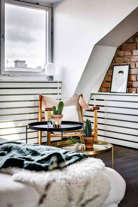 suelo de madera oscura estilo nórdico decoración interiores decoración atico blog decoración nórdica 