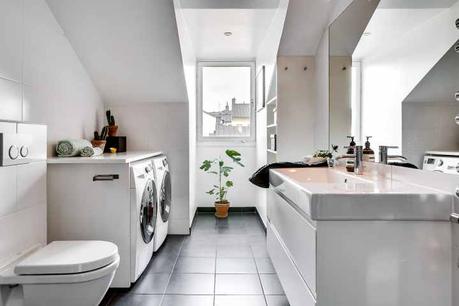 suelo de madera oscura estilo nórdico decoración interiores decoración atico blog decoración nórdica 