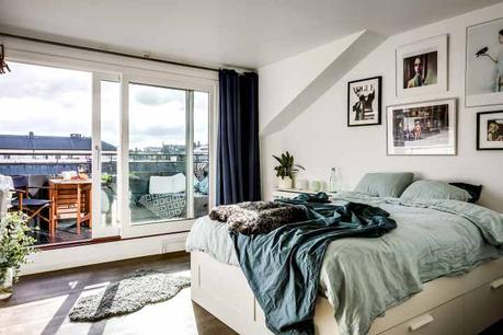 suelo de madera oscura estilo nórdico decoración interiores decoración atico blog decoración nórdica 