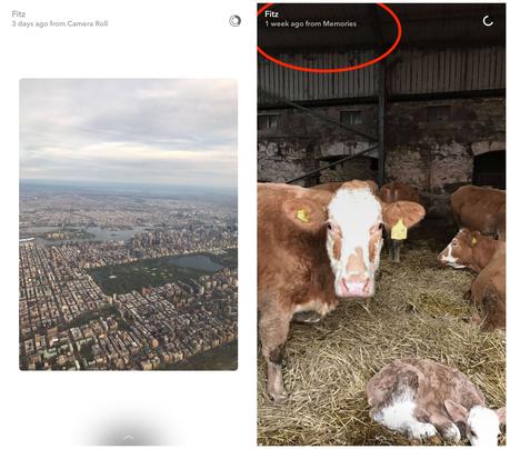 Snapchat modifica la presentación de Memories