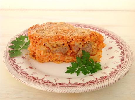 Sartú di riso - pastel de arroz