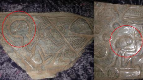 Descubren en Puebla, México, Piedras de Jade con grabados «extraterrestres»