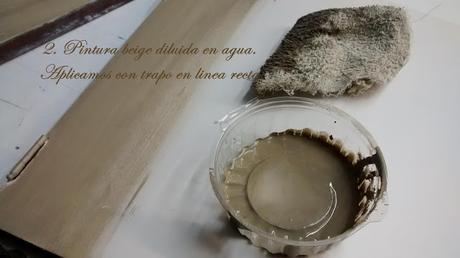 Cómo creamos un efecto textil con pintura