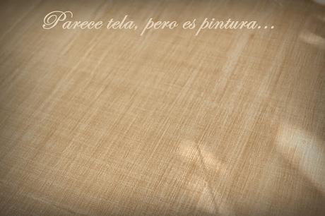 Cómo creamos un efecto textil con pintura