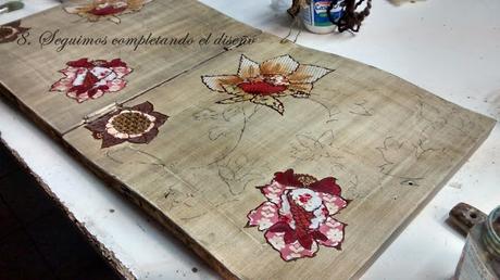 Cómo creamos un efecto textil con pintura