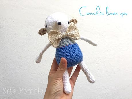 Amigurumi: Conchita de @deestraperlo.