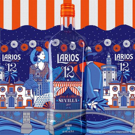 Larios celebra las fiestas españolas a través de coloridos diseños en su botella