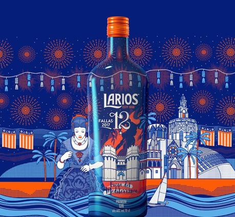 Larios celebra las fiestas españolas a través de coloridos diseños en su botella