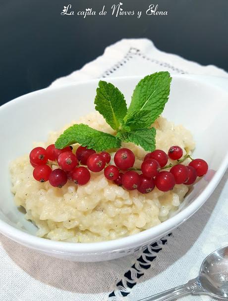 Arroz con leche de almendras
