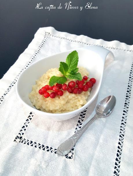 Arroz con leche de almendras