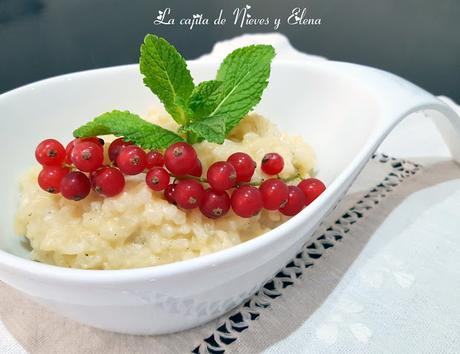 Arroz con leche de almendras