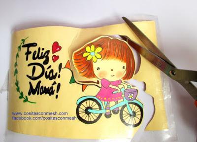 Cómo hacer un arreglo con cartelito para el día de la madre