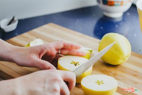 Crumble de manzanas y moras