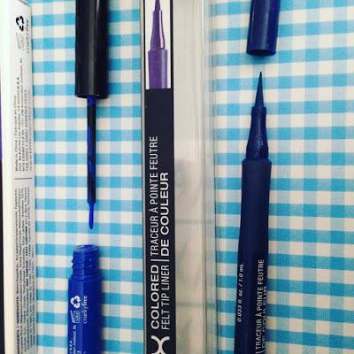 felt tip liner cftl01, vivid brights vbl05f, eyeliner, eyeliner, perfilador, azul, beauty blogger, beauty youtuber, blogger alicante, solo yo, blog solo yo, nyx cosmetics,