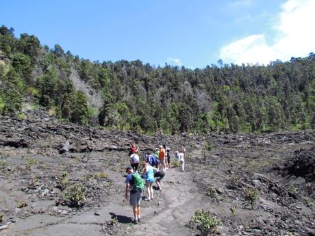 Kilauea Iki Trail. Volcanes. Hawai