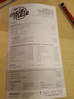 Mele Mele Burguer en Zarautz