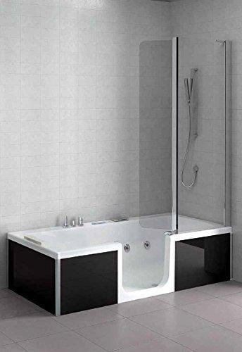 grandform bañera con puerta combinada Double con hidromasaje 180 x 80 x altura 211.6