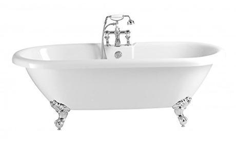 Casa Padrino Nouveau bath detached White model He-Bab 1495mm - Freestanding Retro