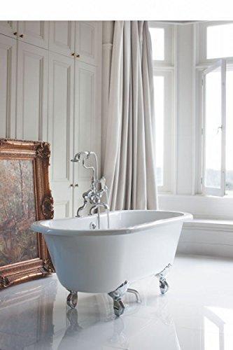 Casa Padrino Nouveau bath freestanding 1500mm BWin White - Freestanding Retro antique