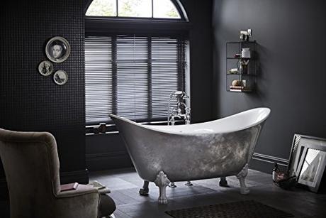 Casa Padrino Nouveau bath detached stainless steel look model He-Lyd 1730mm