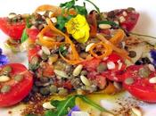 Ensalada lentejas vinagreta piñones