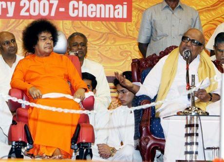 Even the Chief Minister, Karunanidhi, a sworn atheist, seemed to be forced to believe in God because of Swami!