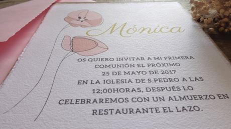 Invitaciones de Comunión Molonas