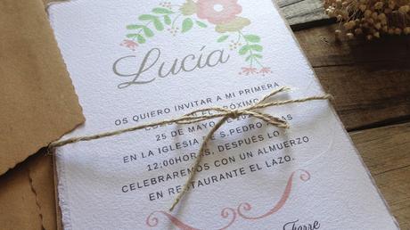 Invitaciones de Comunión Molonas