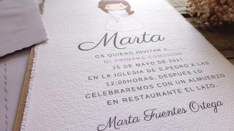 Invitaciones de Comunión Molonas