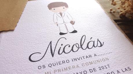 Invitaciones de Comunión Molonas