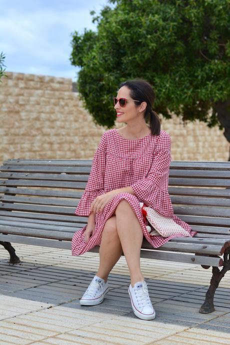 zara-gingham-mini-dress-look-outfit