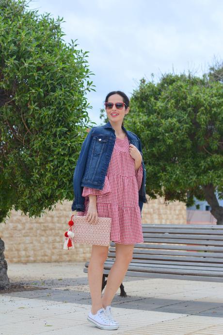 zara-gingham-mini-dress-look-streetstyle