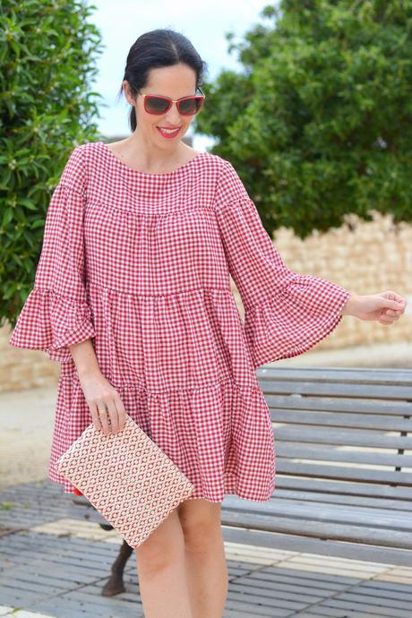 zara-gingham-mini-dress