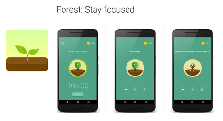Forest, una app para combatir la adicción al móvil