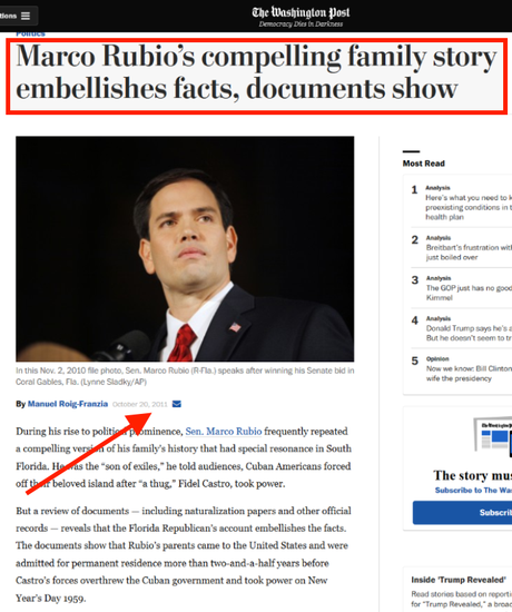 Marco Rubio y el recorrido de una mentira contra Venezuela [+ video, tuits y portadas]