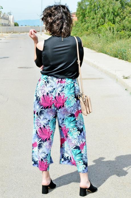 Culottes fluidos tropicales