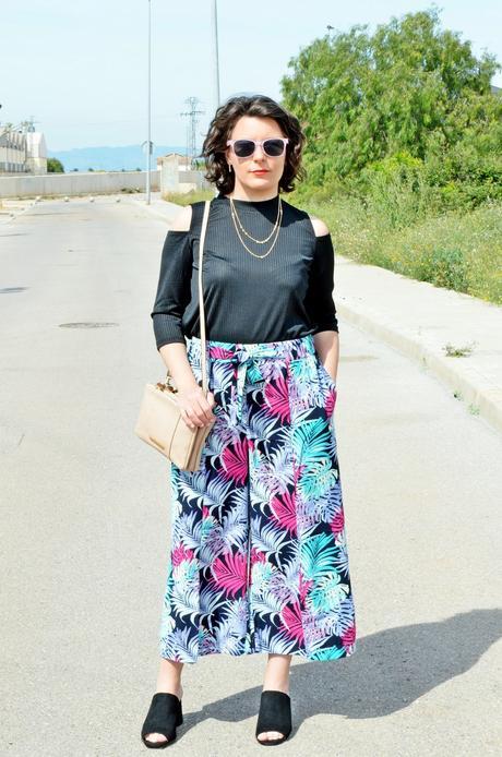 Culottes fluidos tropicales