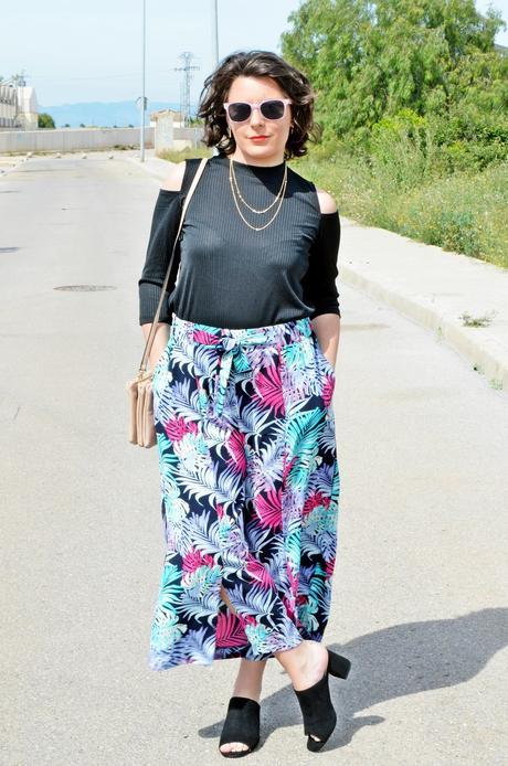 Culottes fluidos tropicales