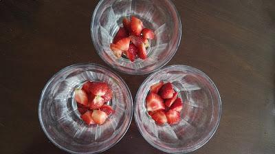 Mousse de fresas