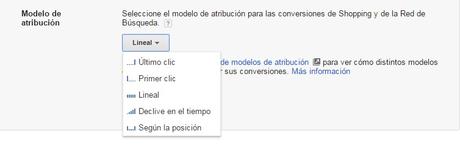 Tipos de modelos de atribución en Google Adwords