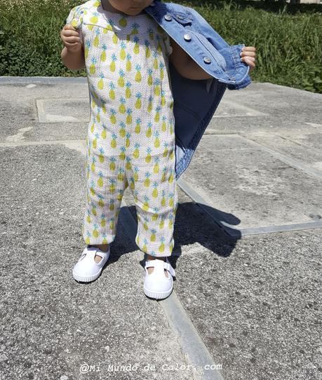 look primavera verano para niñas pequeñas enterizo zara kids y chaqueta jeans kiabi look niñas