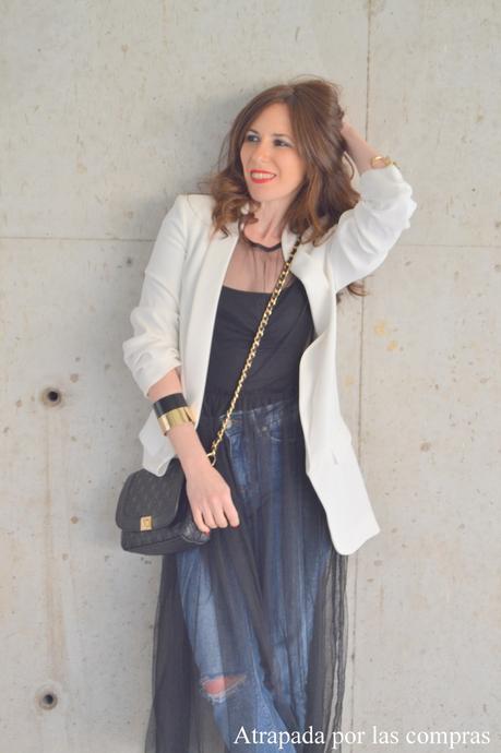 VESTIDO TRANSPARENTE