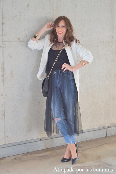 VESTIDO TRANSPARENTE