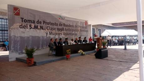 Militares potosinos conmemoran la Batalla de Puebla