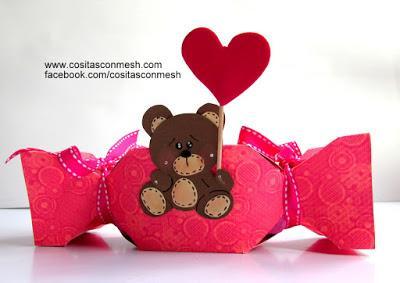 Cajitas de regalo con forma de caramelo las más faciles de hacer