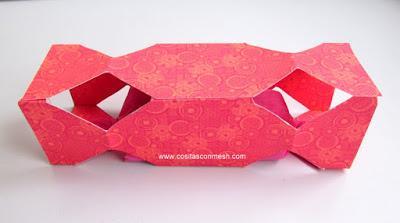 Cajitas de regalo con forma de caramelo las más faciles de hacer