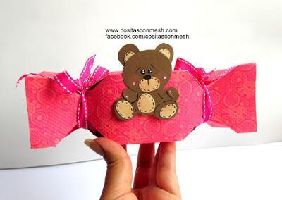 Cajitas de regalo con forma de caramelo las más faciles de hacer