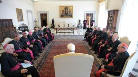 El Papa Francisco se reúne con Obispos Cubanos unos días antes de su encuentro con Trump